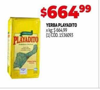 Makro Yerba playadito oferta