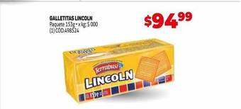 Makro Galletitas lincoln oferta