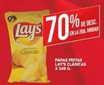 Supermercados DIA Papas Fritas Lay's Clásicas x 249 g oferta