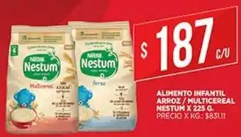 Supermercados DIA Alimento Infantil Arroz/ Multicereal Nestum x 225 g oferta
