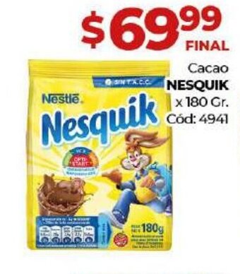 Diarco Nesquik Cacao x 180gr oferta