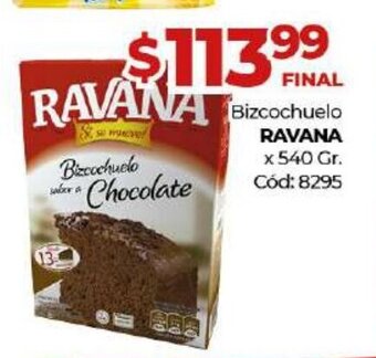 Diarco Ravana Bizcochuelo x 540gr oferta