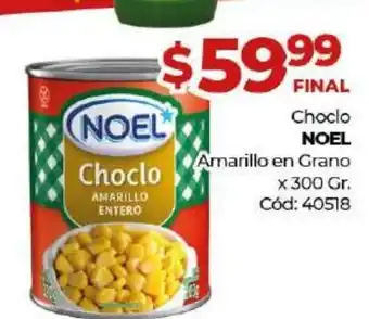 Diarco Noel Choclo Amarillo en Gran oferta