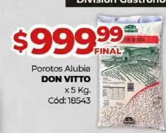 Diarco Don Vitto Porotos Alubia x 5kg oferta