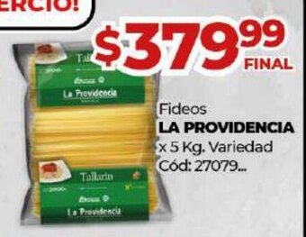 Diarco La Providencia Fideos x 5kg oferta