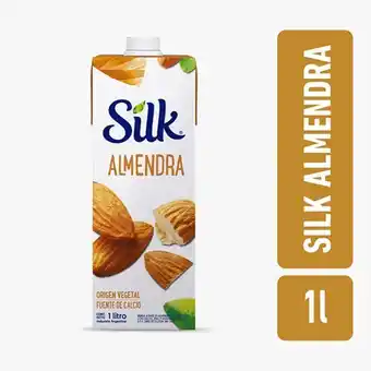 El Abastecedor Silk leche almendras nat. 1 lt oferta