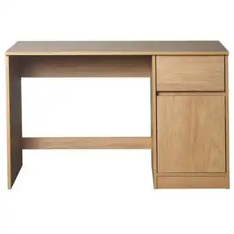 Tio Musa Escritorio de 1 cajón y 1 puerta ricchezze mesina hickory natural oferta