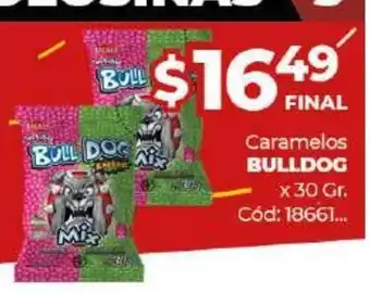 Diarco Bulldog Caramelos x 30gr oferta