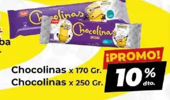 Diarco Chocolinas x170gr/x250gr oferta