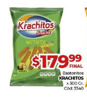 Diarco Krachitos Bastonitos x 300gr oferta