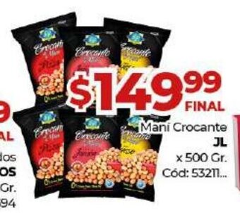 Diarco Jl Mani Crocante x 500gr oferta
