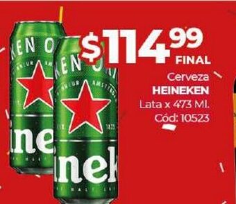 Diarco Heineken Cerveza Lata x 473ml oferta