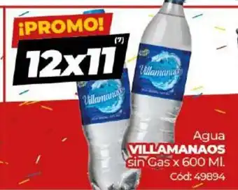 Diarco Villamanaos Agua sin Gas x 600ml oferta