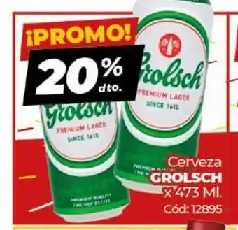 Diarco Grolsch Cerveza x 473cc oferta