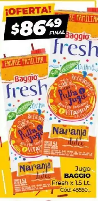 Diarco Baggio Jugo Fresh x 1.5lt oferta