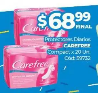Diarco Carefree Protectores diarios compact x20un oferta