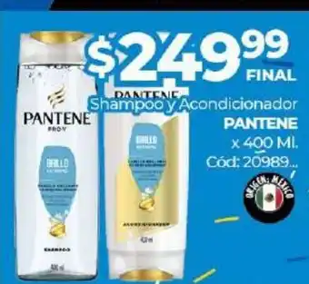 Diarco Pantene Shampoo y Acondicionador x 400ml oferta