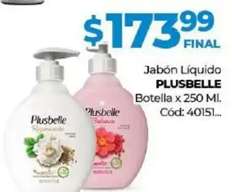 Diarco Plusbelle Jabón Liquido Botella x 250ml oferta