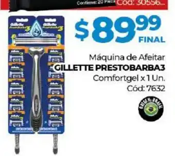 Diarco Gillette Prestobarba3 Máquina de Afeitar Comfortgel x 1un oferta