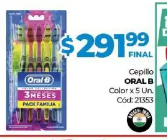 Diarco Oral B Cepillo Color x5 un oferta