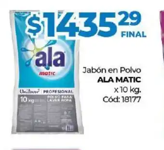 Diarco Ala Matic Jabón en Polvo x 10kg oferta