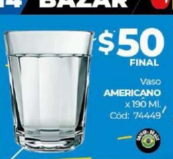Diarco Americano Vaso x 190ml oferta