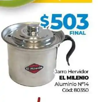 Diarco El Milenio Jarro Hervidor Aluminio N 14 oferta