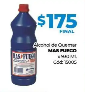 Diarco Mas Fuego Alcohol de Quemar x 930ml oferta
