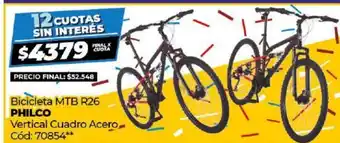 Diarco Philco Bicicleta MTB R26 oferta