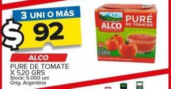 Carrefour Maxi Puré de tomate alco x 520g oferta