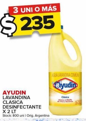 Carrefour Maxi Lavandina ayudin x 2l oferta