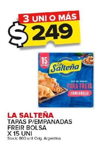 Carrefour Maxi Tapas la salteña oferta