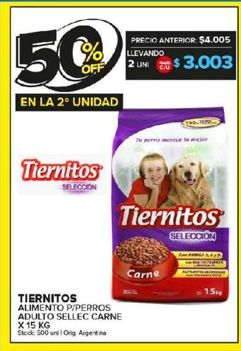 Carrefour Maxi Alimento para animales tiernitos oferta