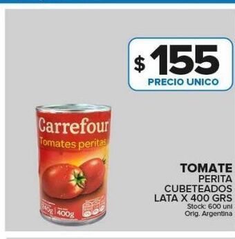 Carrefour Maxi Tomate perita carrefour x 400g oferta