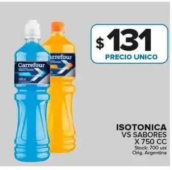 Carrefour Maxi Bebida isotónica carrefour x 750cc oferta