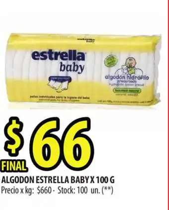 Punto Mayorista Estrella Baby Algodon x 100 g oferta