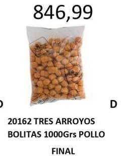 Hipermay Tres arroyos bolitas pollo oferta
