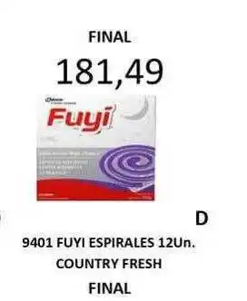 Hipermay Fuyi espirales country fresh oferta