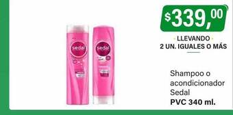 Supermercados Damesco Shampoo o acondicionador sedal oferta