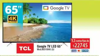 Casa Silvia Google tv led 65 oferta