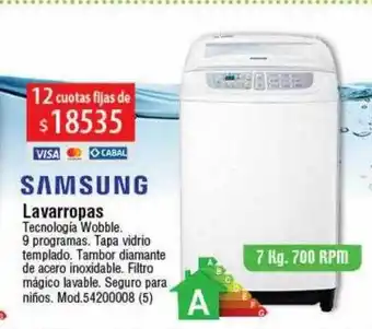 Casa Silvia Samsung lavarropas oferta