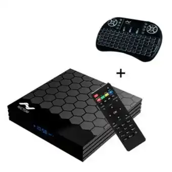 Frávega Convertidor smart tv box 1 gb ram + teclado + control remoto t1pro android ios 4k netflix amazon hbo youtube disney oferta