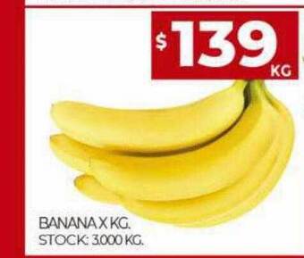 Supermercados DIA Banana x kg oferta