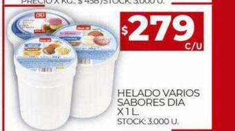 Supermercados DIA Helado varios sabores dia oferta