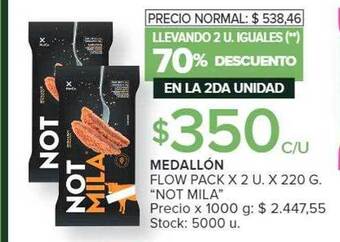 Carrefour Medallón flow pack x 2 oferta