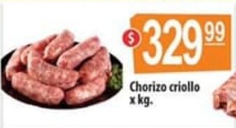 Autoservicio Capo Chorizo criollo x kg oferta