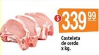 Autoservicio Capo Costeleta de cerdo x kg oferta
