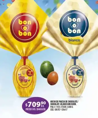 Coto Bon O Bon Huevo De Pascua De Chocolate/Chocolate Blanco x 110g oferta