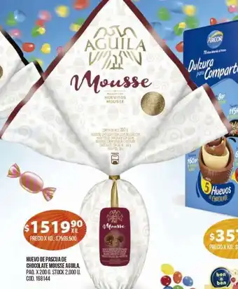Coto Aguila Huevo De Chocolate Mousse x 200g oferta