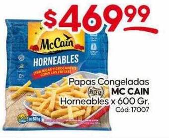 Diarco Papas congeladas mc cain horneables oferta